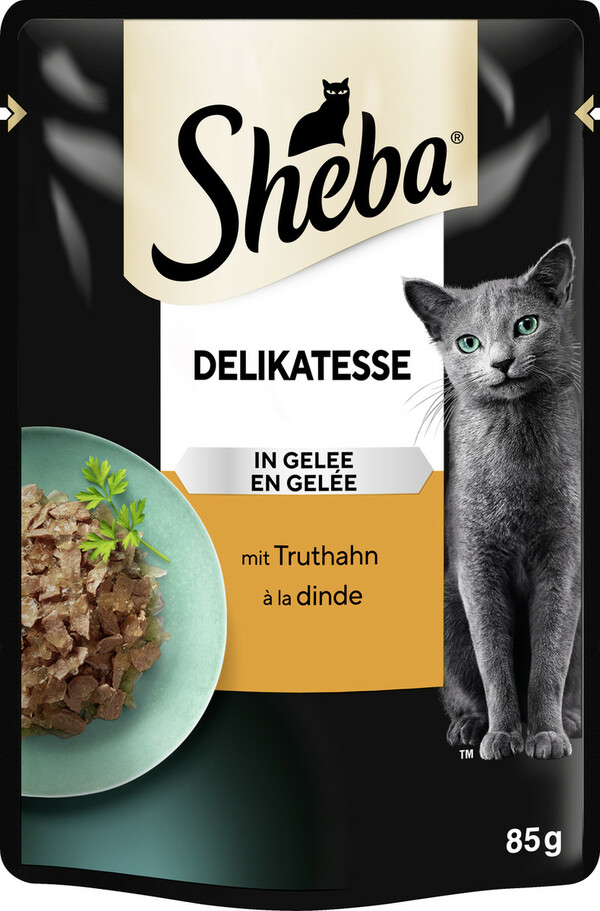 Bild 1 von Sheba Delikatesse in Gelee mit Truthahn 85G