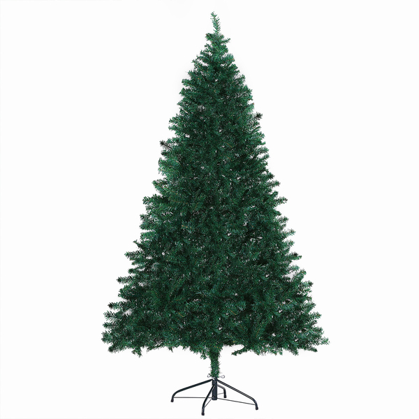 Bild 1 von HOMCOM Weihnachtsbaum Tannenbaum Christbaum 1000 Äste Fichte PVC Grün ∅102 x H180 cm