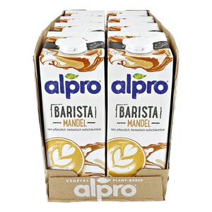 Alpro Barista Mandeldrink 1 Liter, 8er Pack