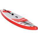 Bild 1 von Outsunny Aufblasbares Surfbrett 320 cm Surfboard Stand Up Board mit Paddel faltbar EVA Rutschfest inkl. Zubehör Weiß+Rot