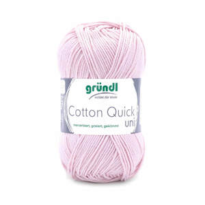 Wolle "Cotton Quick uni" 50 g rose