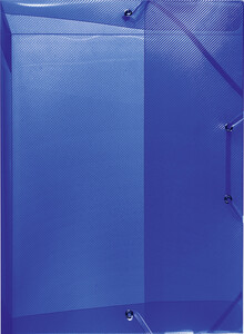 herlitz Heftbox A4 max. Menge: 40, blau, 2 Gummizüge, Rückenbreite 4 cm