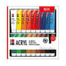 Bild 1 von Acrylfarben-Set "Marabu" 18 x 36 ml Farben, auf Wasserbasis, mehrere Farben