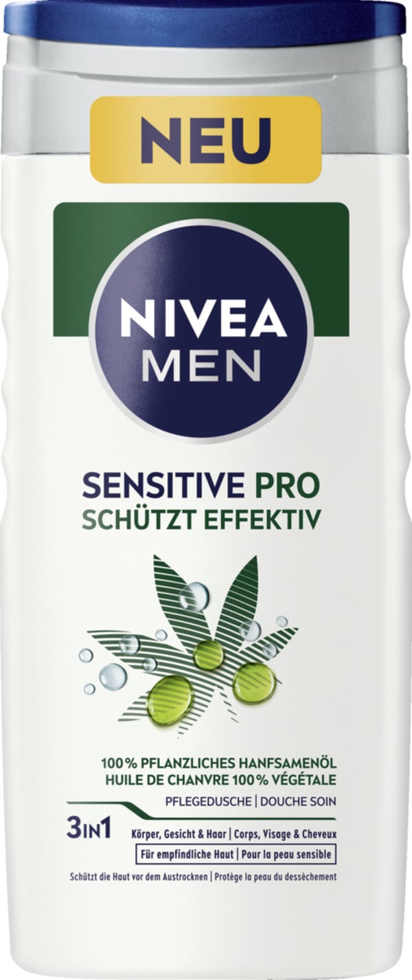 Bild 1 von NIVEA Pflegedusche 3in1 Sensitive Pro schützt effektiv, 250 ml