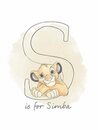 Bild 1 von Komar Poster »S like Simba«, Disney, Höhe: 40cm