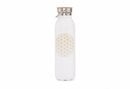 Bild 1 von bodhi Isolierflasche »Isolier-Trinkflasche 600 ml, Edelstahl Blume des Lebens, matt-weiß«