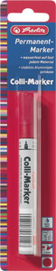 herlitz Permanentmarker Colli Marker 1 - 4 mm rot, wasserfest, nachfüllbar