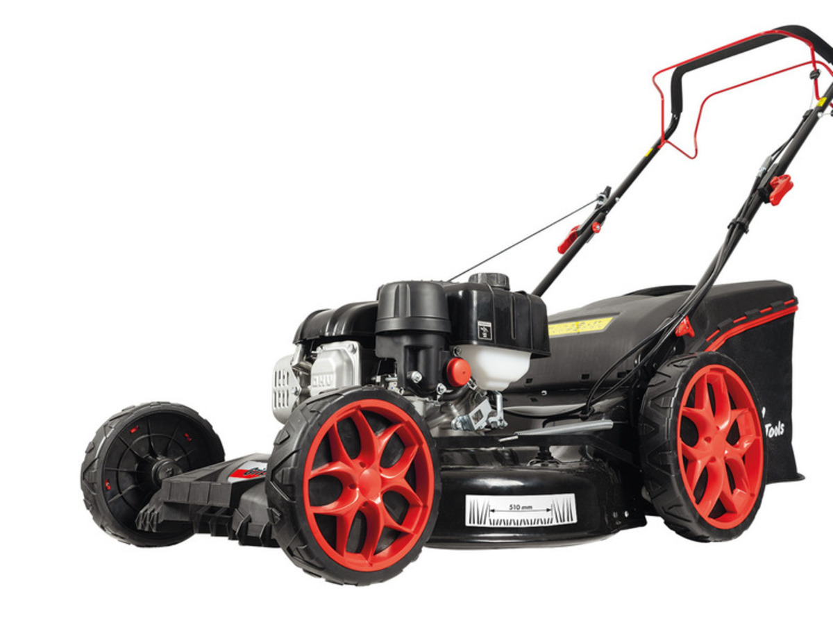 Bild 2 von Grizzly 4in1 Benzinrasenmäher »BRM 5117-2 A«, 3,7 PS, 70 l Fangsack