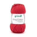 Bild 1 von Wolle "King Cotton" 50 g rot