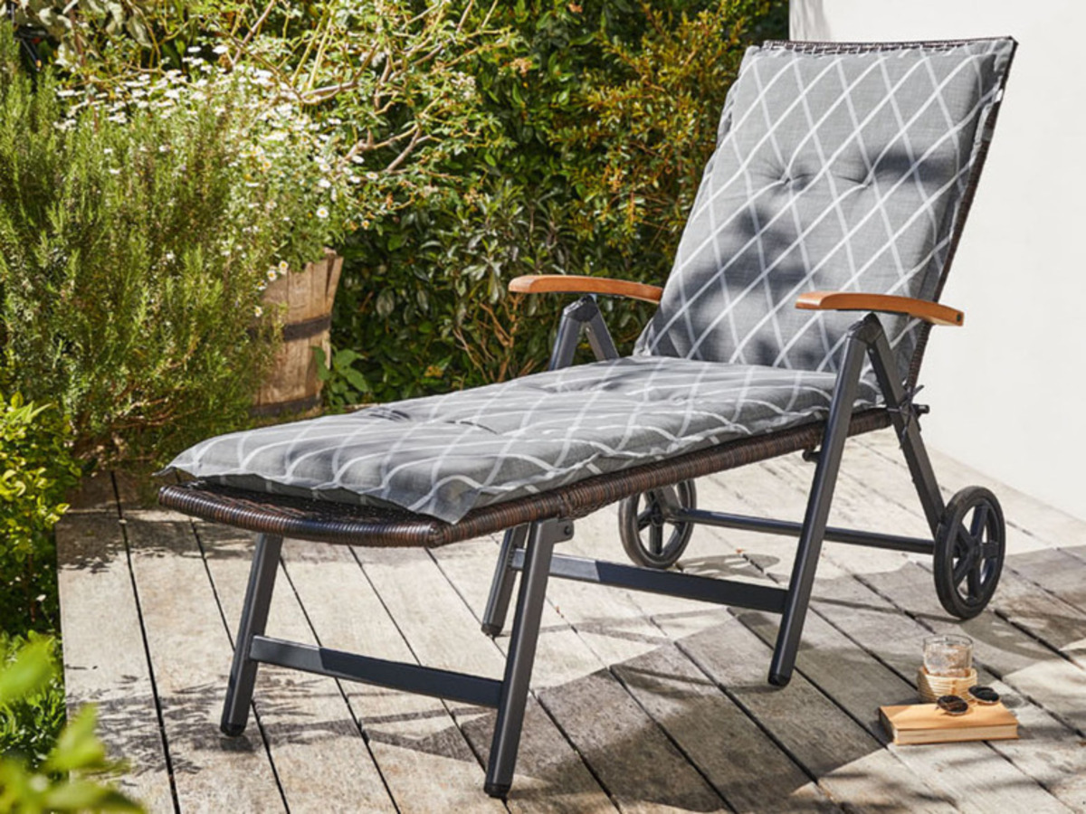 Bild 2 von Livarno Home Rollliege »Valencia«, 6-fach verstellbar, braun