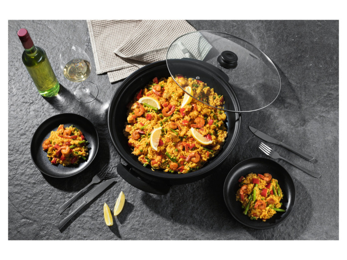 Bild 3 von GOURMETmaxx Pizza-Pfanne elektrisch 1500W schwarz