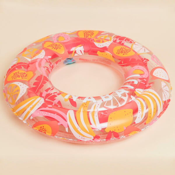 Bild 1 von Schwimmring aufblasbar 65 cm Kinder 6‒9 Jahre rosa/transparent