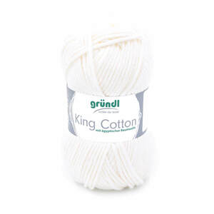 Wolle "King Cotton" 50 g creme
