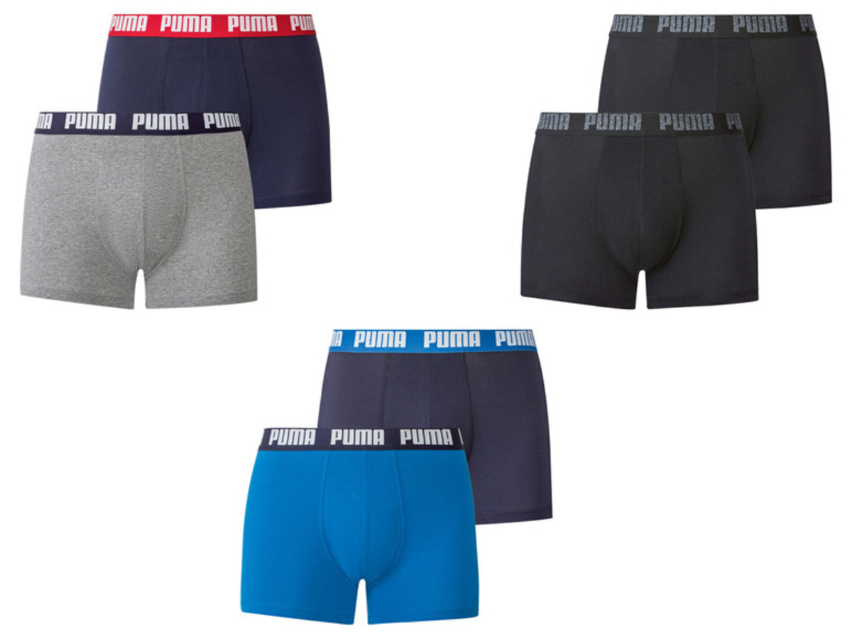 Bild 1 von Puma Herren Boxershort, 2 Stück, Slim Fit, mit umlaufenden Logo
