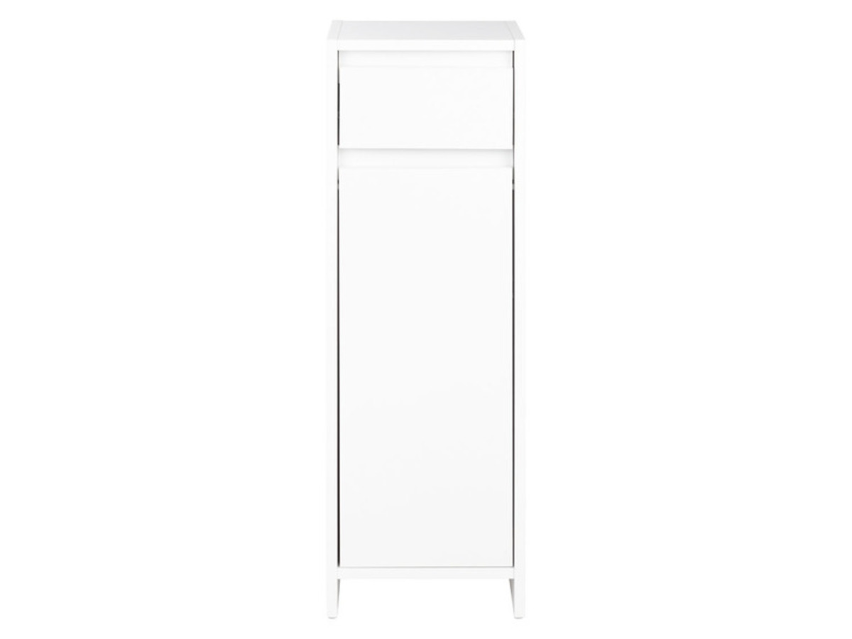 Bild 4 von LIVARNO HOME Bad-Seitenschrank, »Oslo«, mit Wäschekorb, weiß