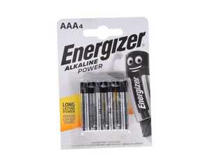 Energizer Batterie Alkaline, 4er, AAA/R3