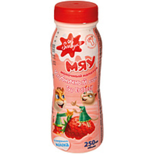 Milchmischerzeugnis "Mjau" mit Erdbeergeschmack, wärmebehand...