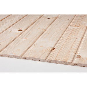 binderholz Profilholz Schrägprofil Fichte/Tanne 12,5 x 96 x 2000 mm B-Sortierung
