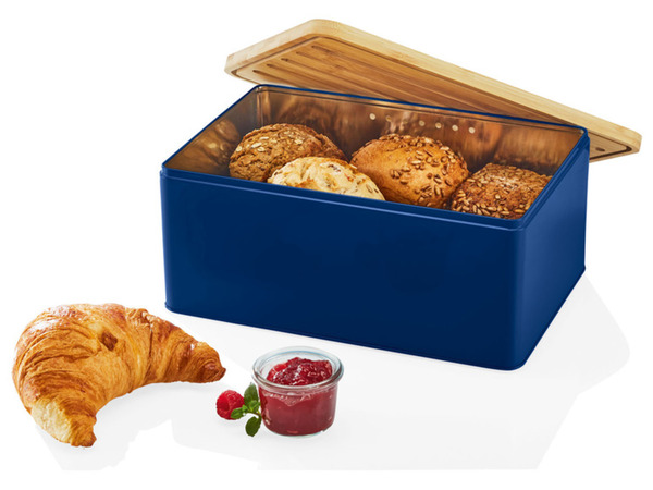 Bild 2 von ERNESTO Brotkasten, mit Bambusdeckel, 2in1
