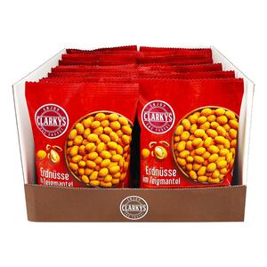 Clarkys Erdnüsse im Teigmantel Paprika 200 g, 24er Pack