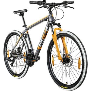 Zündapp FX27 650B Mountainbike 27,5 Zoll Hardtail MTB Fahrrad 21 Gänge... 48 cm, grau/orange