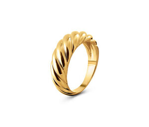 Ring, 925 Silber, 23 Karat vergoldet