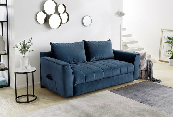 Bild 1 von Home affaire Schlafsofa, Platzsparendes Sofa mit Gästebettfunktion, Federkernpolsterung und Stauraum