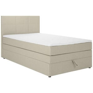 Welnova Boxspringbett  Beige  Textil