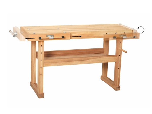 Bild 2 von rikta Hobelbank, Länge 140 cm, Buchenholz