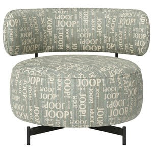 Joop! Designsessel, Blau, Grün, Textil, 89x76x89 cm, Lederauswahl, Stoffauswahl, Sitzfläche 180° drehbar, Wohnzimmer, Sessel, Polstersessel