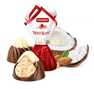 "Monblan" Milchschokolade- Konfekt mit Kokoscremefüllung (47...