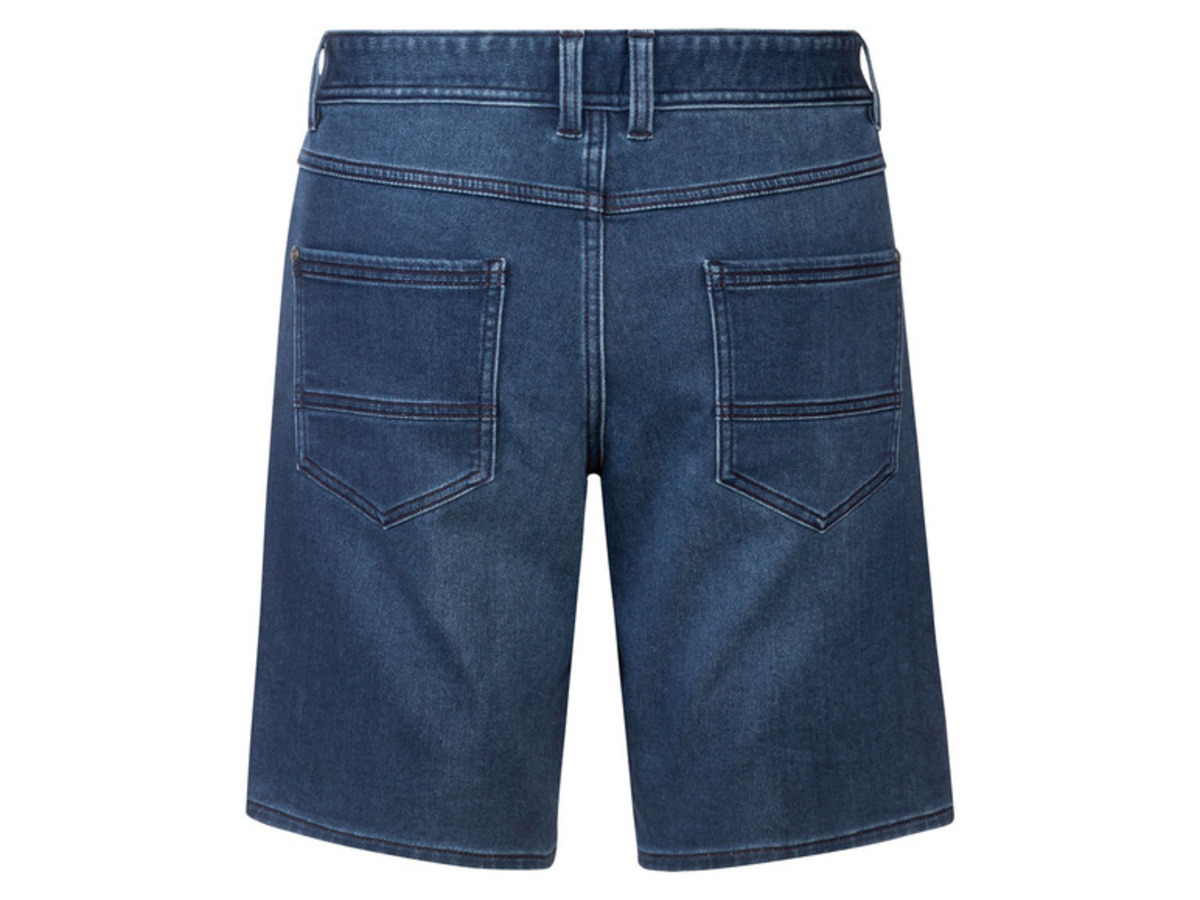 Bild 3 von LIVERGY® Herren Sweatdenim Bermuda, mit Baumwolle, im 5-Pocket-Style