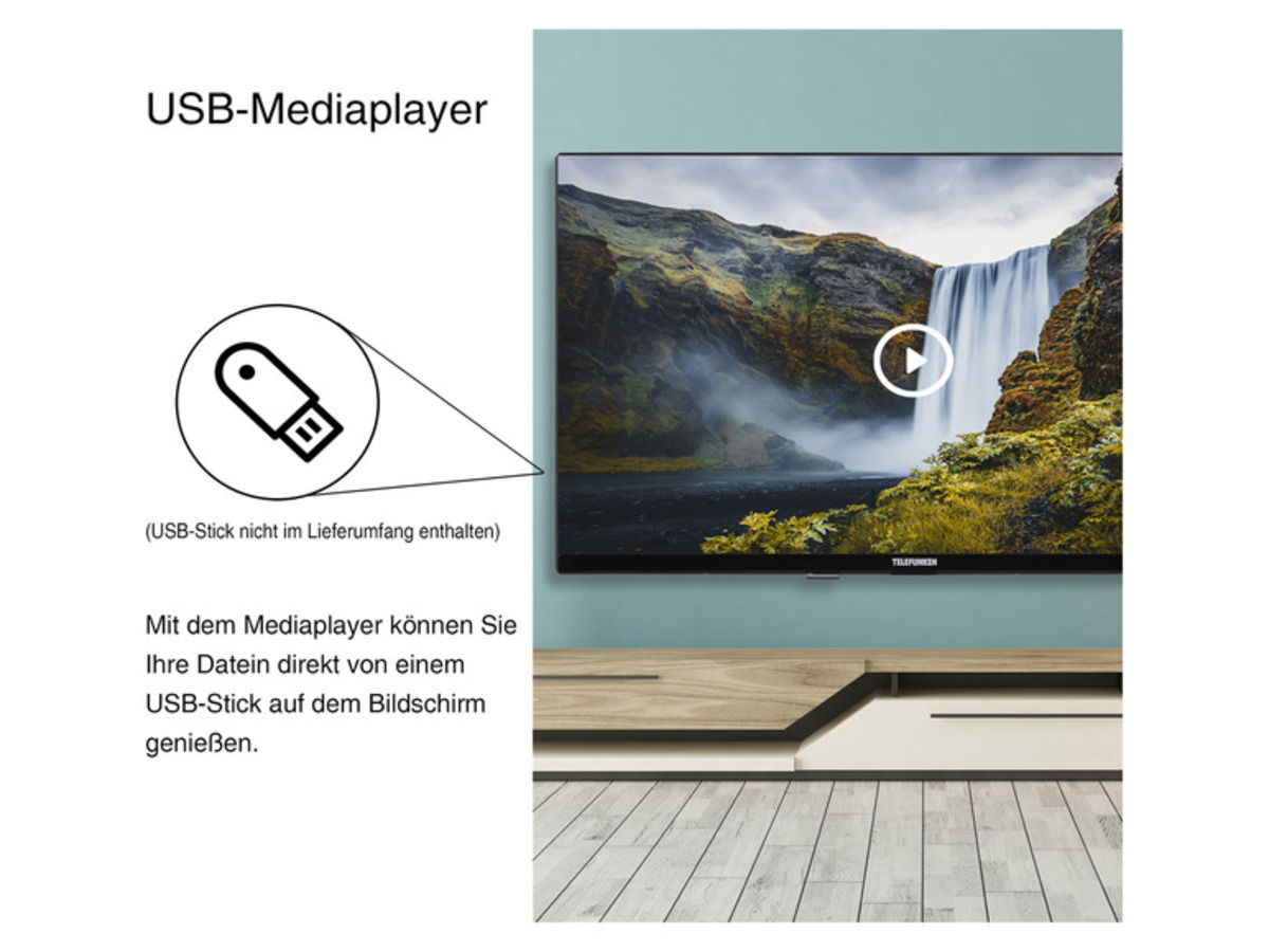 Bild 2 von TELEFUNKEN Fernseher »XH32N750M« 32 Zoll (80 cm) HD-Ready