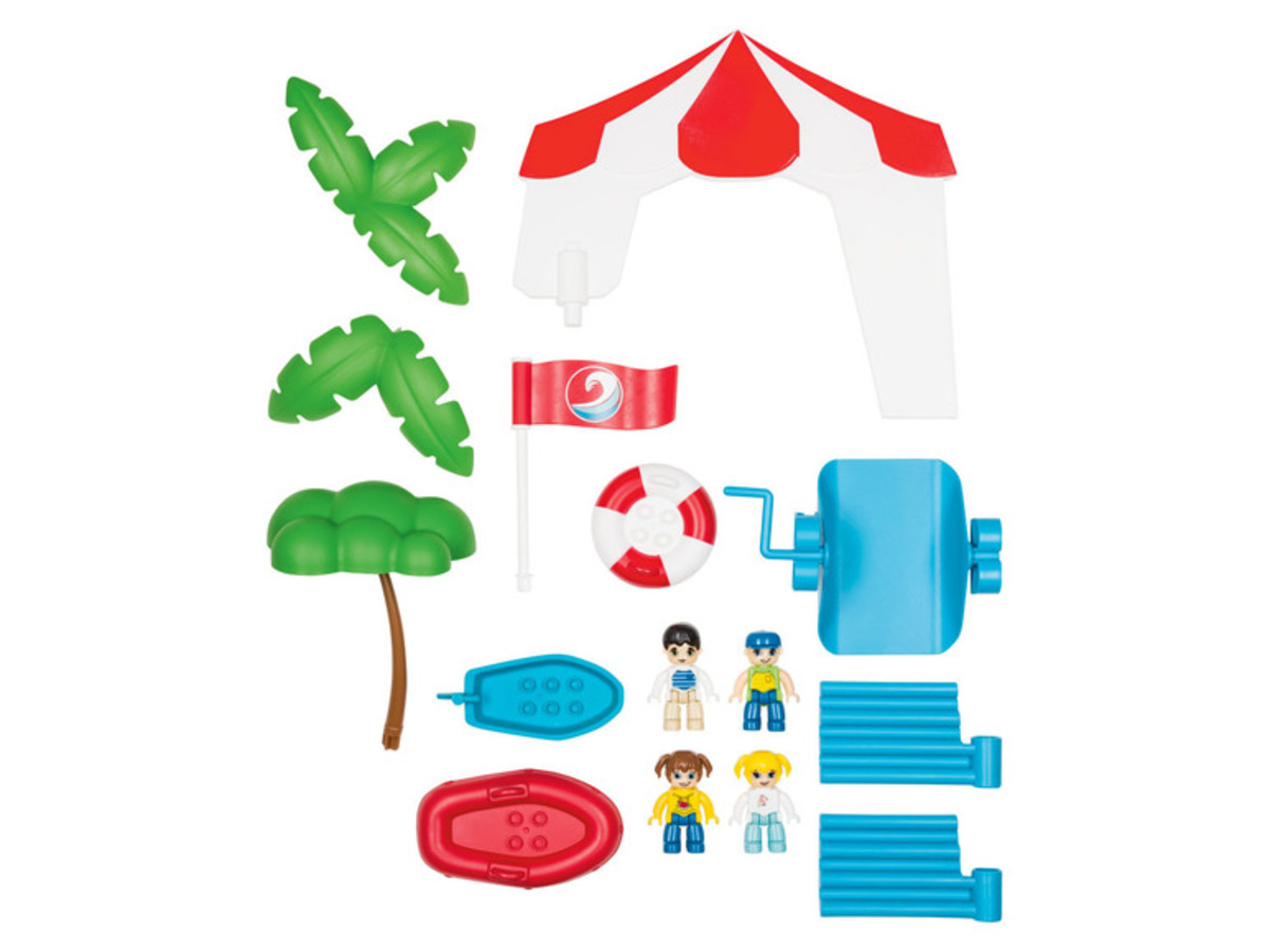 Bild 3 von PLAYTIVE® Wasserbahn-Spielset, 32-teilig