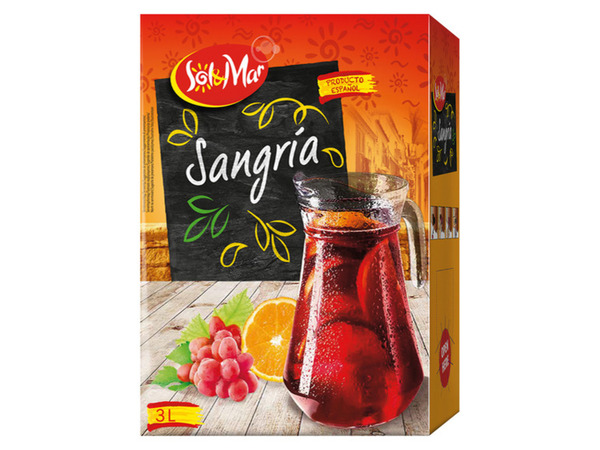Bild 1 von Sol & Mar Sangria Bag-in-Box, aromatisiertes weinhaltiges Getränk