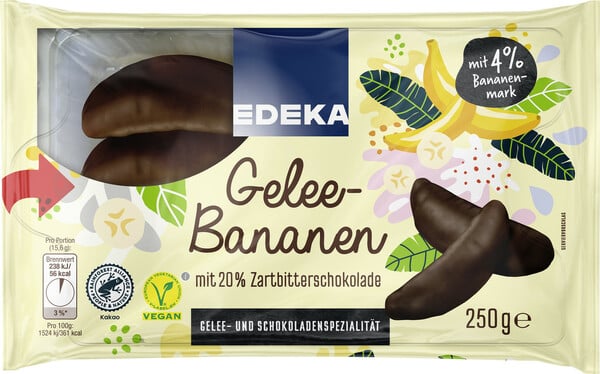 Bild 1 von EDEKA Geleebananen 250G