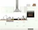 Bild 1 von HELD MÖBEL Küchenzeile »Stockholm«, ohne E-Geräte, Breite 280 cm, mit hochwertigen MDF Fronten im Landhaus-Stil