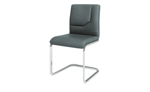 JOOP! Leder-Schwingstuhl  Straps blau Maße (cm): B: 48 H: 92 T: 57 Stühle