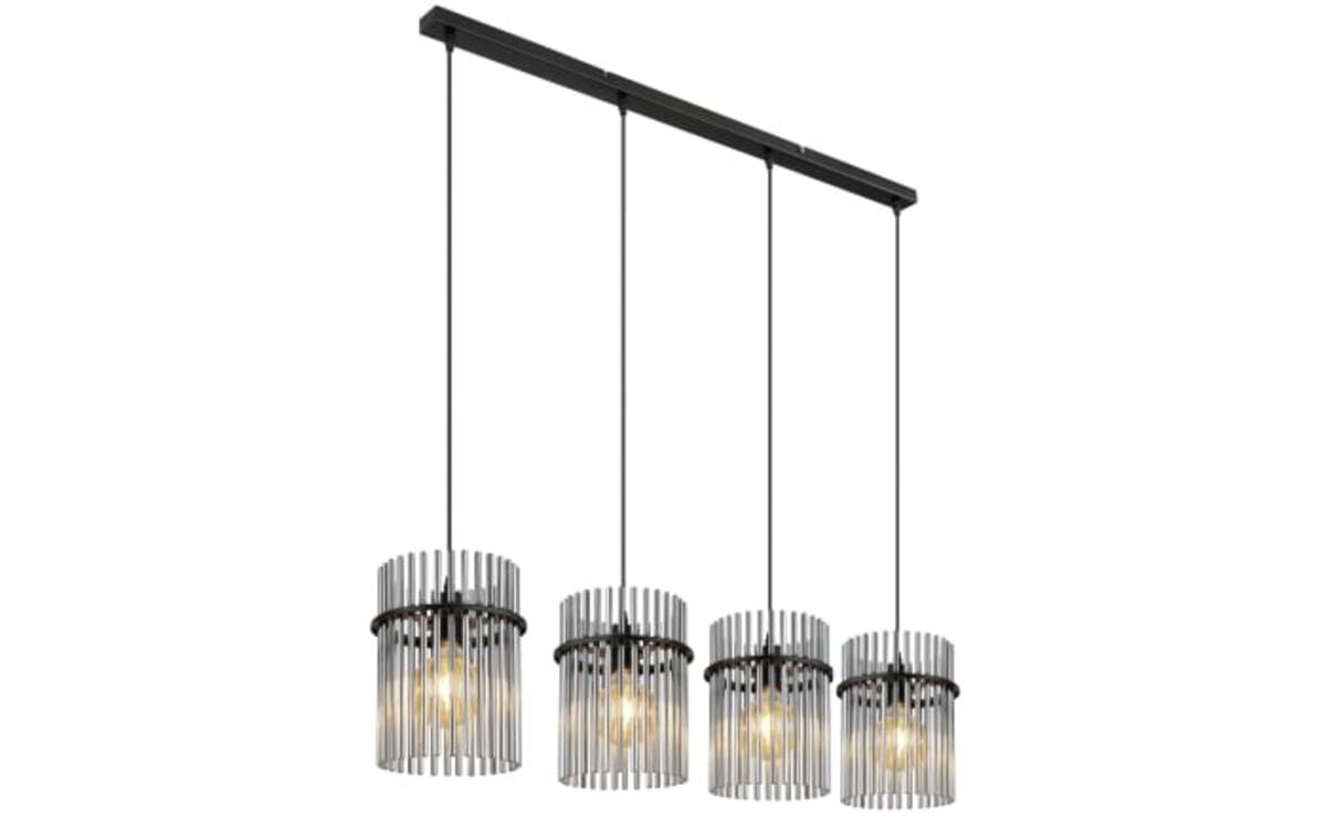 Bild 2 von Pendelleuchte Gorley, schwarz/rauchfarbig, 110 cm