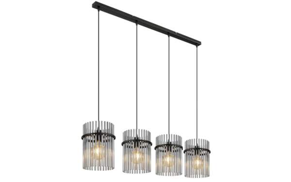 Bild 2 von Pendelleuchte Gorley, schwarz/rauchfarbig, 110 cm