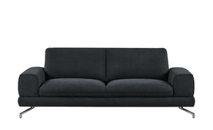 smart Sofa schwarz - Stoff Bonika schwarz Polstermöbel