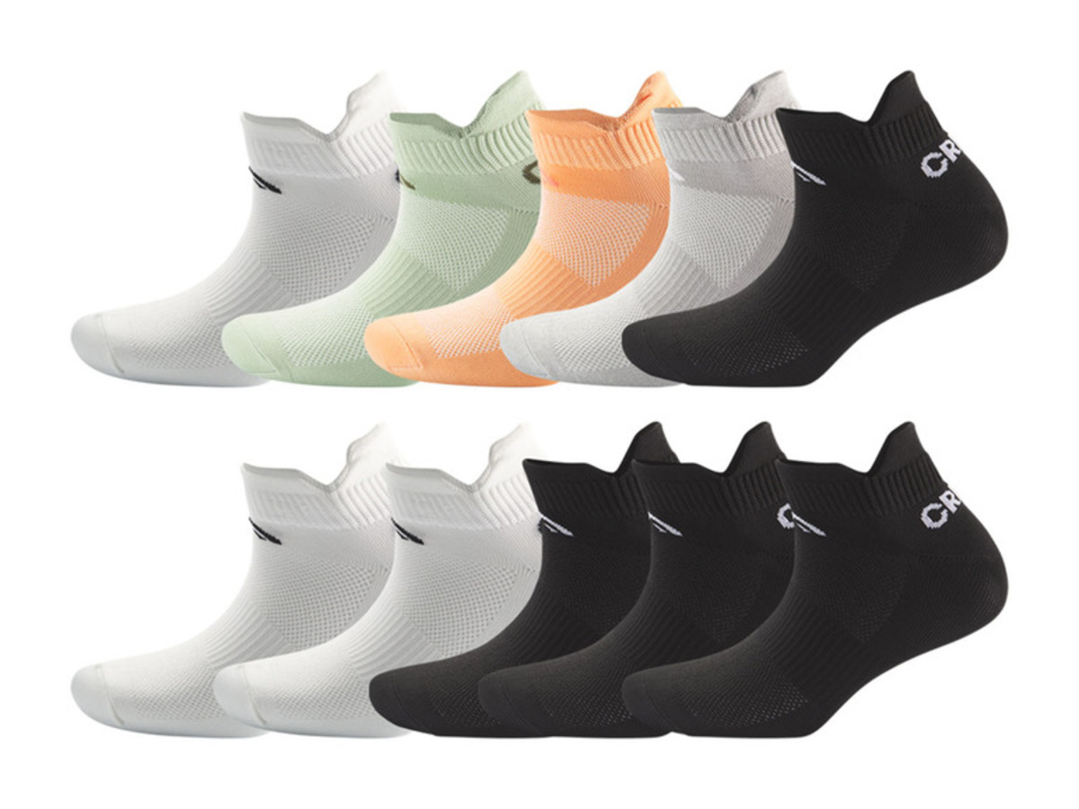 Bild 1 von CRIVIT Damen Sportsneakersocken, 5 Paar, Mesh-Fußrücken für höhere Atmungsaktivität