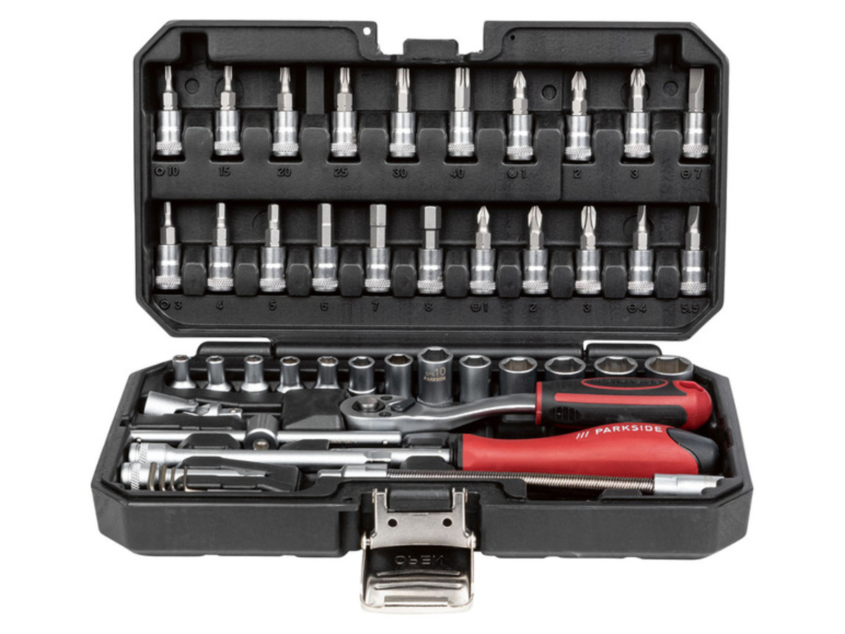 Bild 2 von PARKSIDE Ratschen-Set, 46-teilig, mit Wobble-Funktion