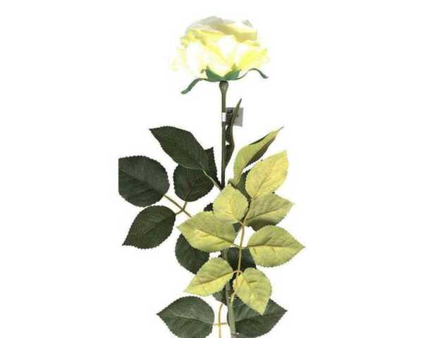 Bild 1 von Kunstblume Rose creme, ca. 78cm