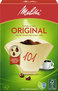 Melitta Kaffeefilter Original 101 naturbraun 40ST