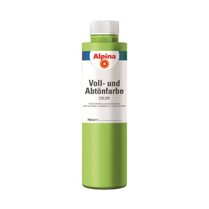 Alpina Color Voll- und Abtönfarbe 'Power Green' seidenmatt 750 ml