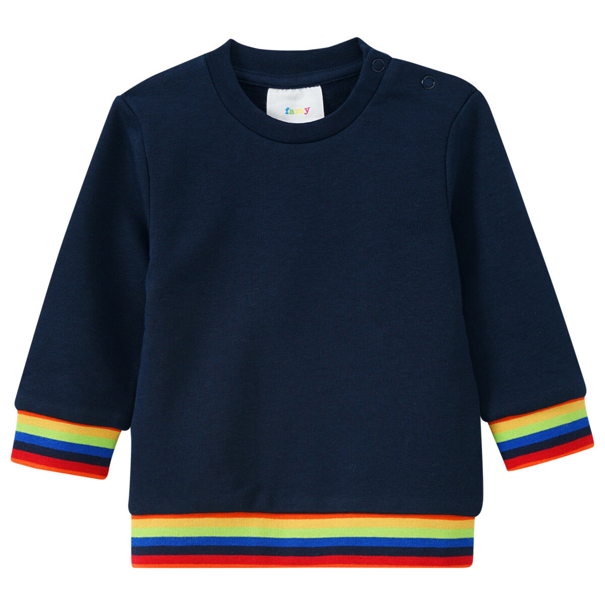 Bild 1 von Baby Sweatshirt mit bunten Akzenten DUNKELBLAU