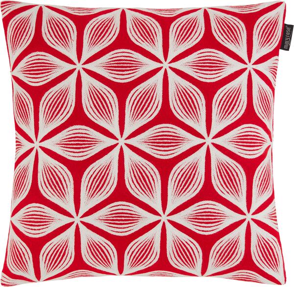 Bild 1 von Zierkissen Ruby in Rot/Weiß ca. 45x45cm