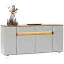 Bild 1 von Dieter Knoll Sideboard, Eiche, Hellgrau, Holzwerkstoff, Asteiche, furniert, 6 Fächer, 2 Schubladen, 180.6x82x42 cm, Typenauswahl, Beimöbel erhältlich, in verschiedenen Holzdekoren erhältlich, Sch