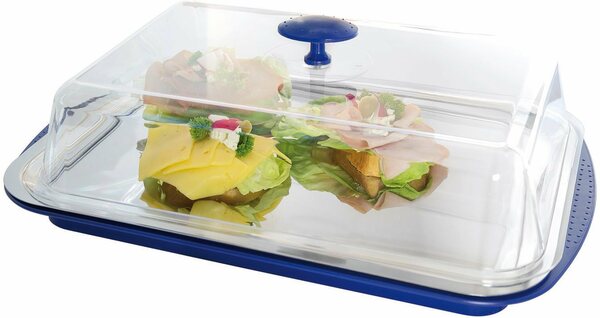 Bild 1 von APS Tortenplatte, Edelstahl, Kunststoff, Kühlfunktion durch 2 Kühlakkus